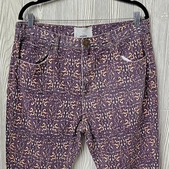 One Teaspoon Azteca Leopard Tapered Denim Jeans Womens Size 29 NWT - Picture 2 of 12